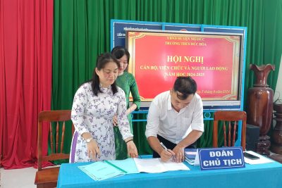 Đại hội Cán bộ công nhân viên chức năm học 2024-2025